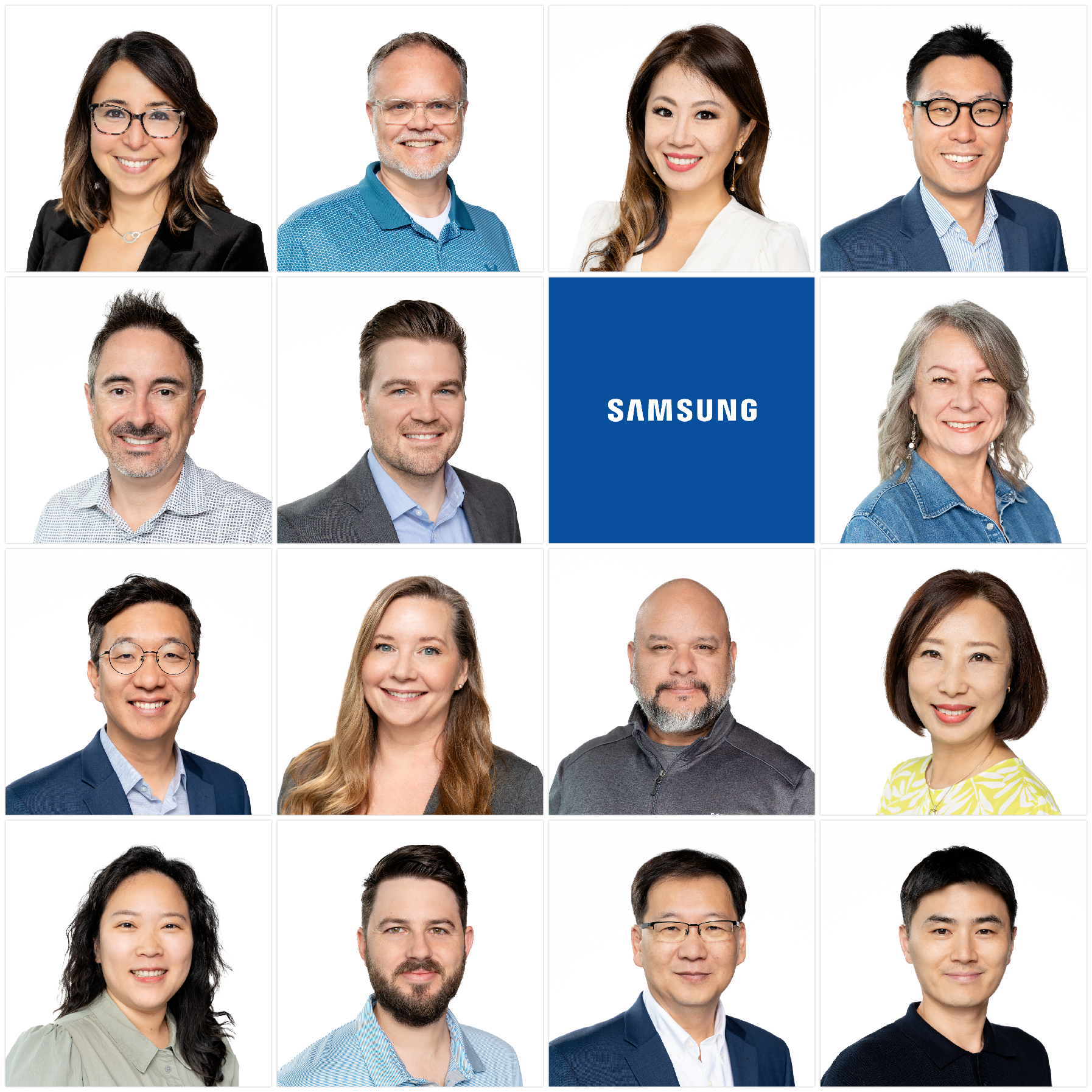 Samsung corporate team headshot session Austin